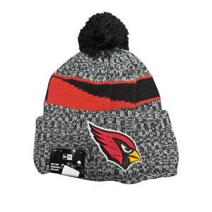 New Era Arizona Cardinals Removable Pom Beanie
